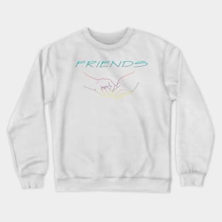 Friends - Rainbow Crewneck Sweatshirt